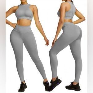 NWT Gray Activewear Set